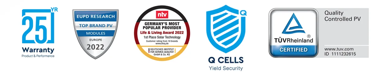 iconen van verschillende Keurmerken